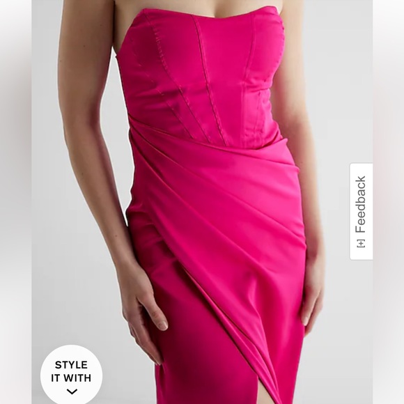 strapless corset gown - Picture 3 of 3